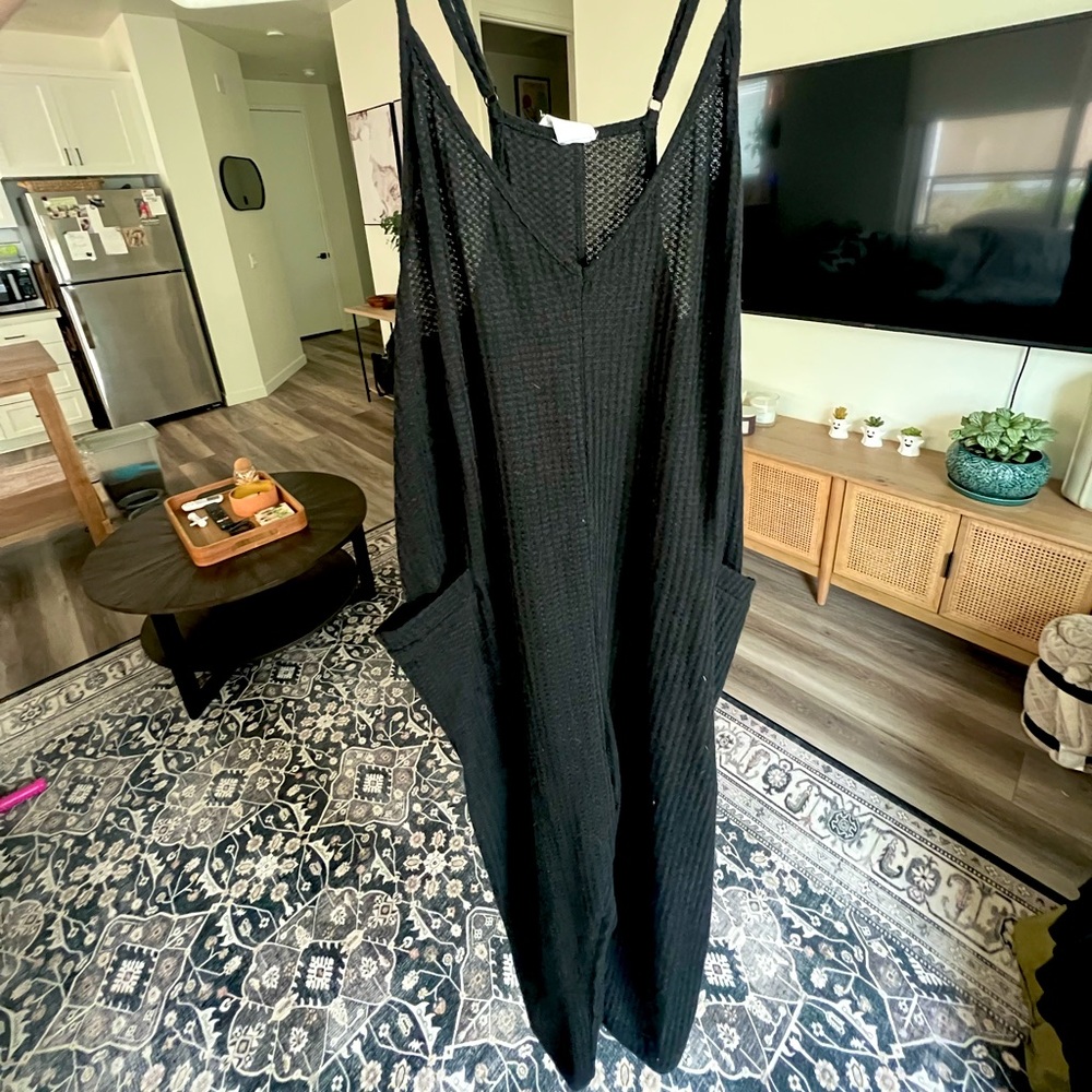Black knit romper - Picture 2 of 3